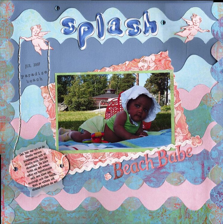 Splash! (april color challenge)