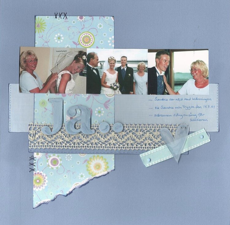 Yes... 60th birthday scrapbook page 18