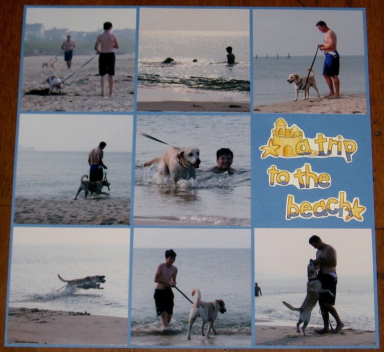 A day at the beach ~ left side