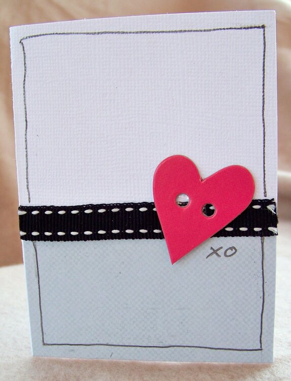 Mini love card