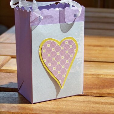 Popcorn box gift bag