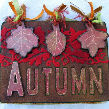 Autumn acrylic album