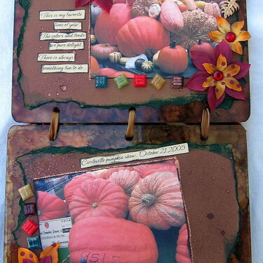 Autumn acrylic album pgs 1-2