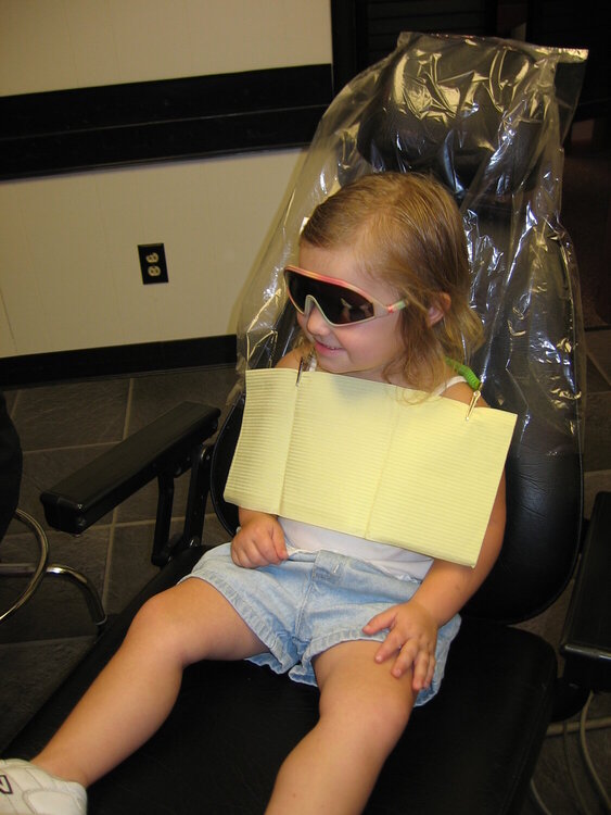 Rylie&#039;s first trip to the dentist