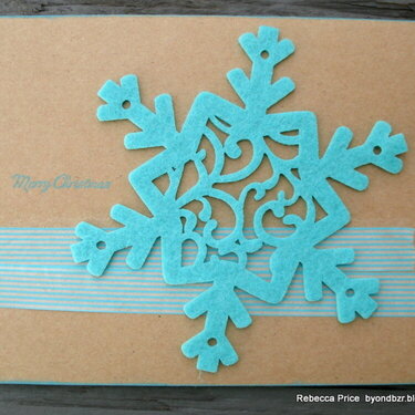 Snowflake Christmas card