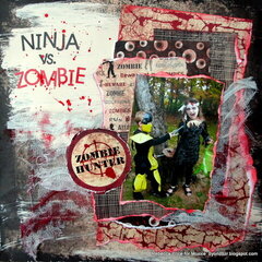 Ninja vs. Zombie  **Moxxie**