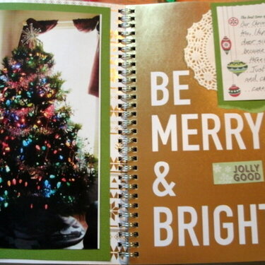 Christmas/Holiday 2013 Smashbook: Our tree