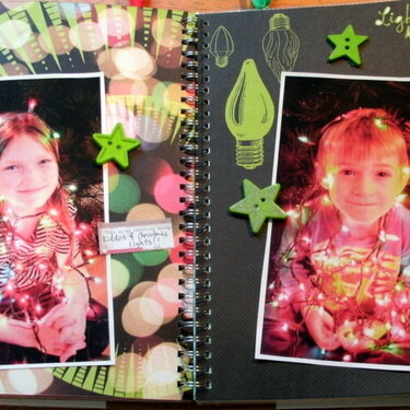 Christmas/Holiday 2013 Smashbook: Christmas lights &amp; kids