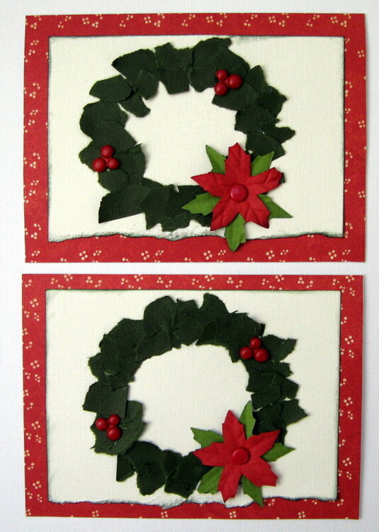 Wreath cards