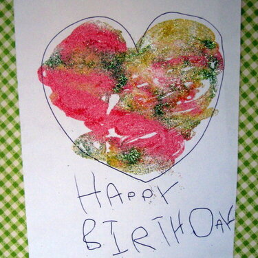 My daughter&#039;s card!