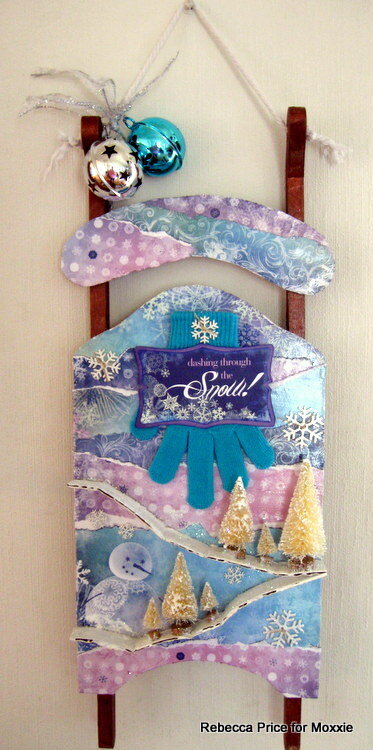 Altered wooden sled  **Moxxie**