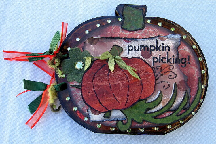 Pumpkin picking acrylic album