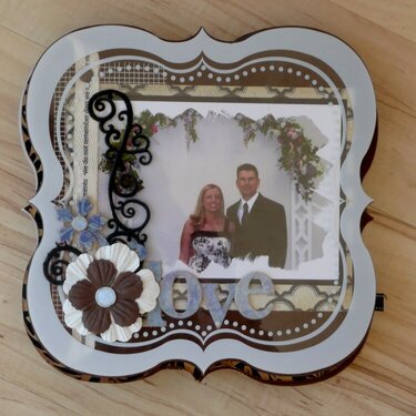 Mixed Media Wedding album