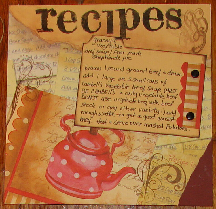 Circle Journal - Family Recipes Page2