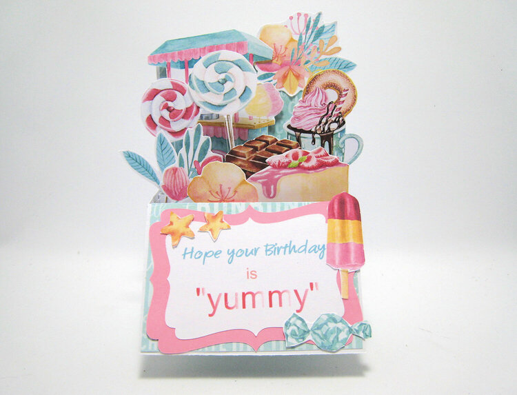 &quot;Sweet&quot; pop up card