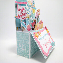 "Sweet" pop up card