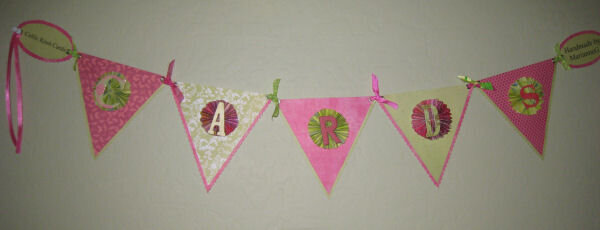 Banner for craft fair table