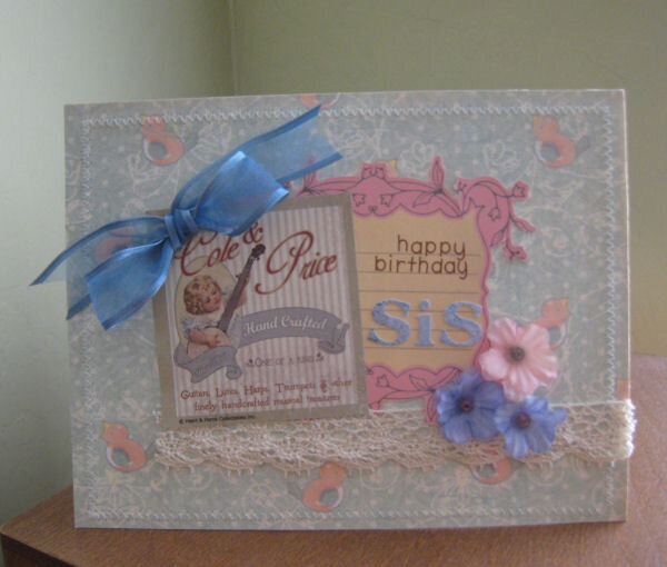 a BD card for my other sister