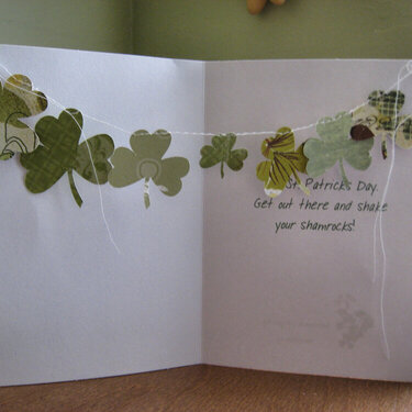 Inside of Lucky card