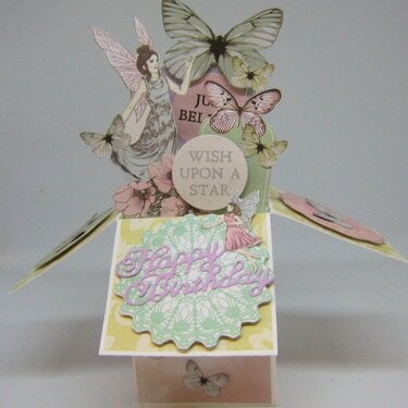 Fairy Garden Pop up box card