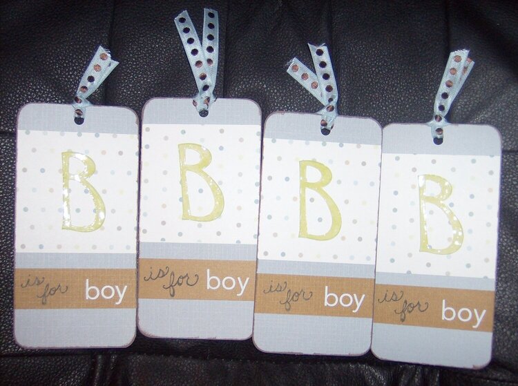Boy-themed Bookmark Swap