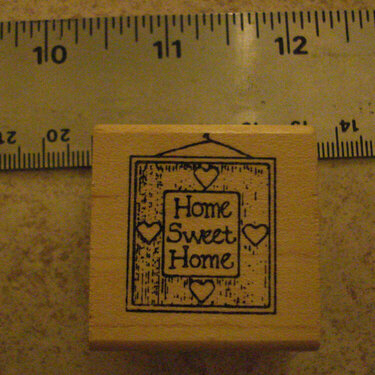 Home Sweet Home Stamp for Trade