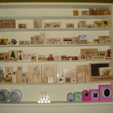 Custom made Rubber Stamp Shelf