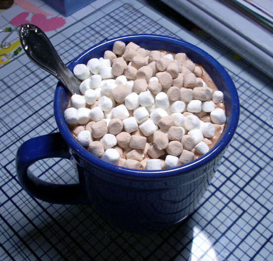 13. Hot Cocoa With Whip Cream 10 pts. {ScrapsNPics}