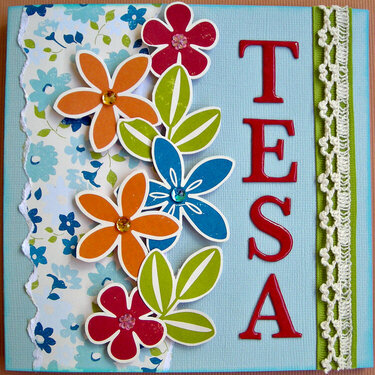 Birthday card for Tesa