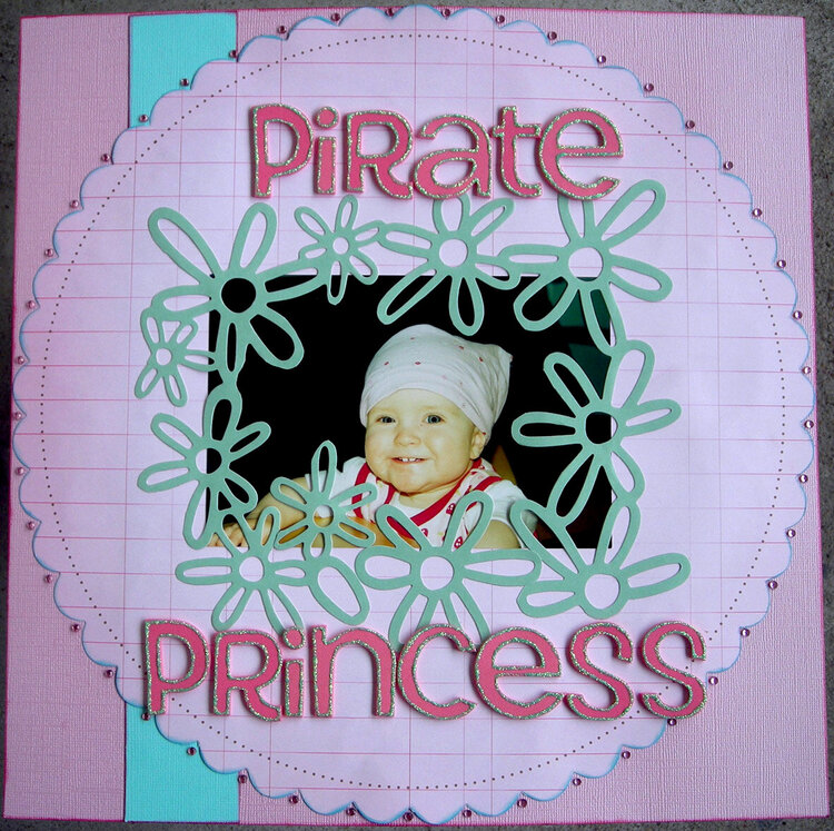 Pirate Princess - Challenge #9 in the Scrapbook Queen 2008 Challenge