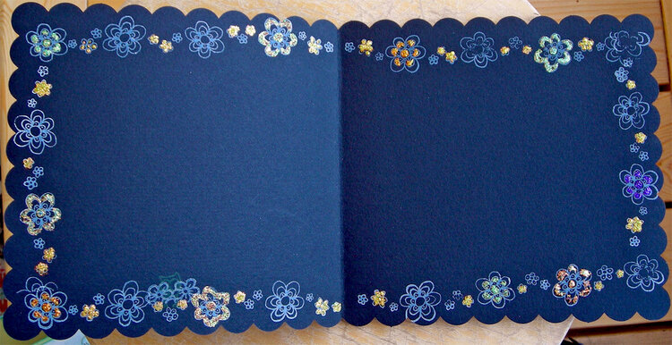 Inside of inchies card for Rebecca