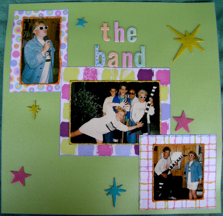 The band (5th LO for the Scrapbook Queen 2008 Challenge)