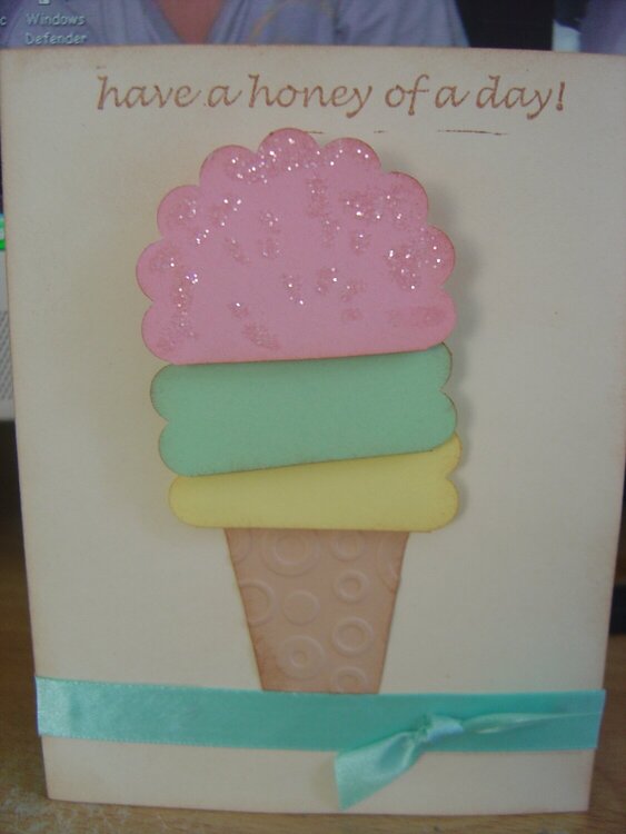 Mii Ice Cream Card