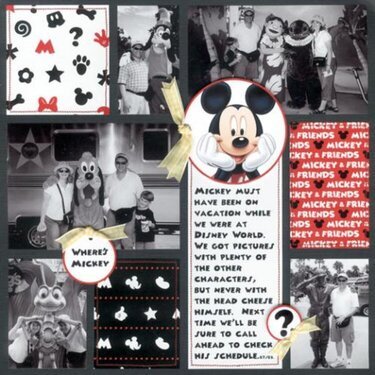 Where&#039;s Mickey?  - by Elizabeth Barboza12