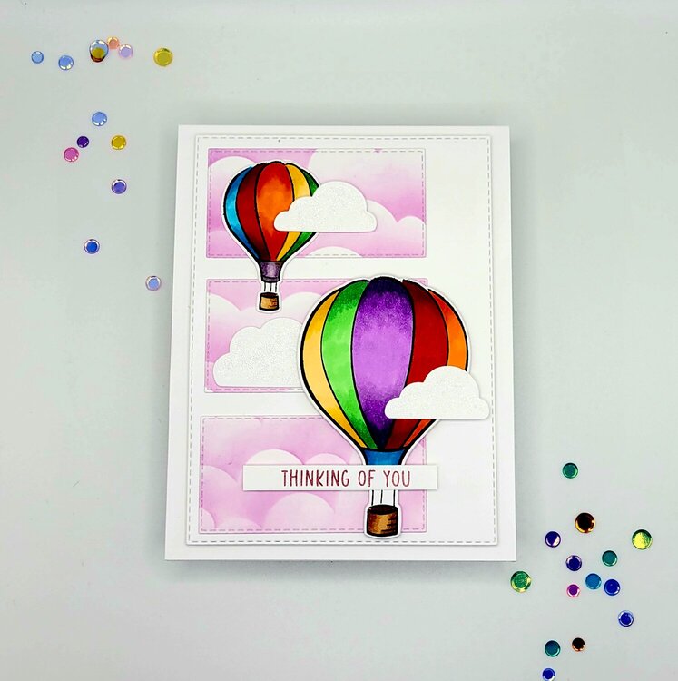 Rainbow Thinking of You Card