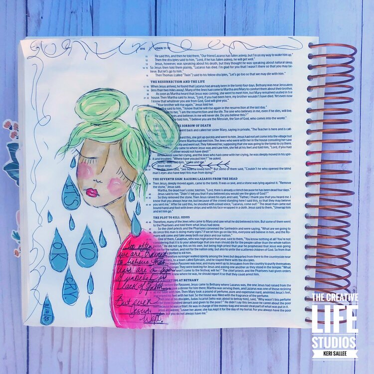 It&#039;s OK to Cry - Bible Journaling