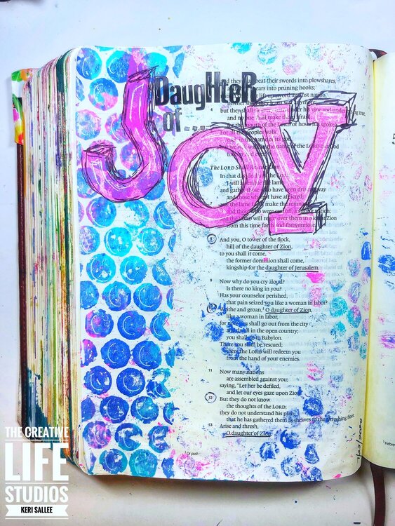 Daughter of Joy - Bible Journaling