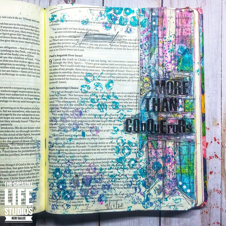 More Than Conquerers - Bible Journaling