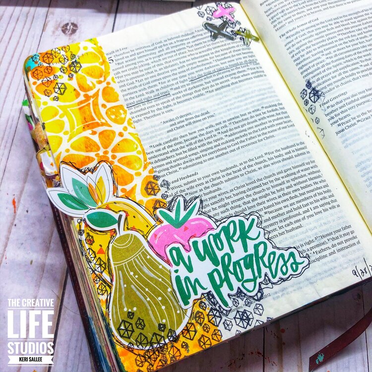 A Work in Progress - Bible Journaling