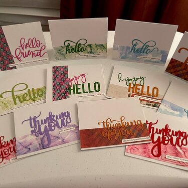 First Batch of Handmade Kindness Cards