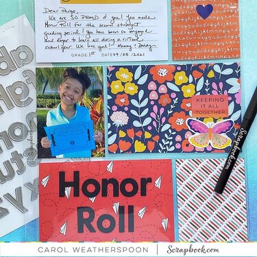 Honor Roll pocket page