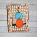 Stitched Pumpkins Harvest Card