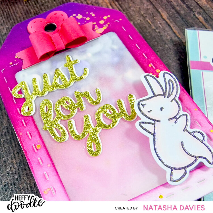 &#039;Just for you&#039; Shaker Gift Tag