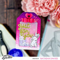 'Just for you' Shaker Gift Tag