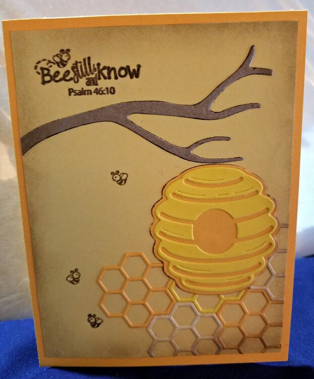 Bee Still Beehive Card