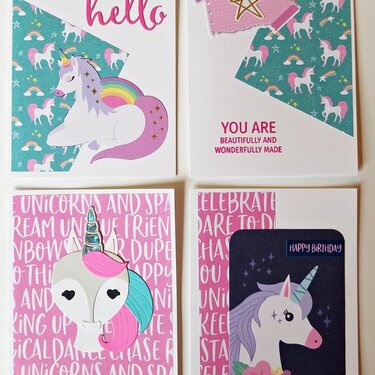 Unicorn Dreams cards