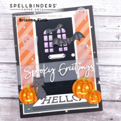 Spooky Greetings Front Porch Card