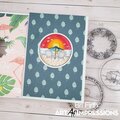 Ai MTF Circlet Tropical Sunset Card