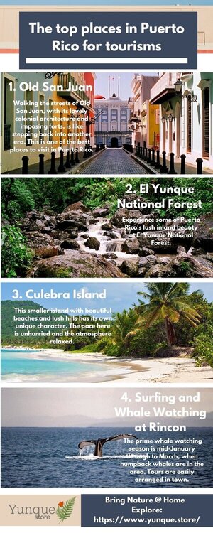 The top places in Puerto Rico for tourisms