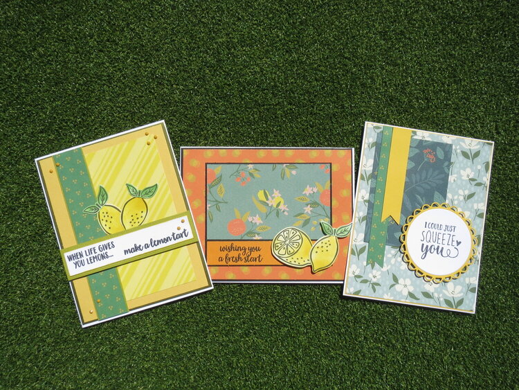 Citrus themed cards
